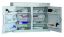 Cabinet Medicine (Two Doors) 60X80x30cm (6 Shelves) No Warning Light