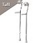 Crutches Elbow Adult Double Adjustable Extra Long Standard Handgrip