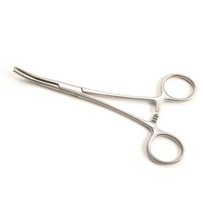 Forceps Artery Kocher Curved 1:2 Teeth 15cm (Reusable Autoclavable Stainless Steel) x 1