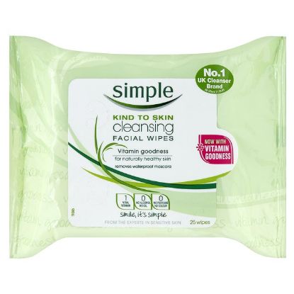 Wipes (Simple) Cleansing Sensitive x 25