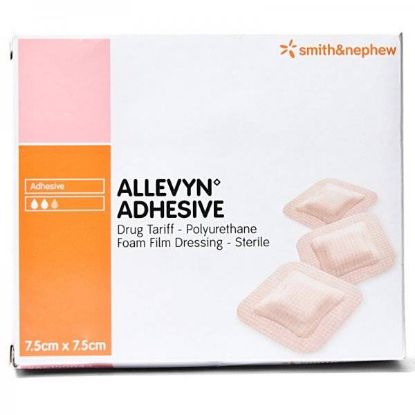 Allevyn Adhesive Foam Film Dressing 7.5cm x 7.5cm x 10