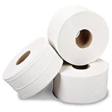 Toilet Roll Jumbo 2 Ply White x 6 (3" Core 410 Mtr)