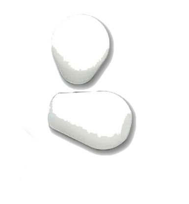 Stethoscope Ear Tips Aw Hard White x 1 Pair