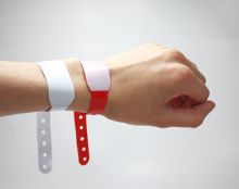 Identity Wrist Bands White Write-On x 100 (Adult)