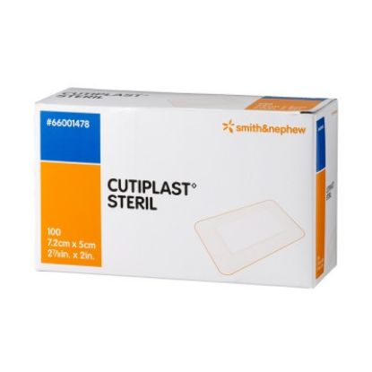 Cutiplast Dressing Sterile 7.2cm x 5cm x 100