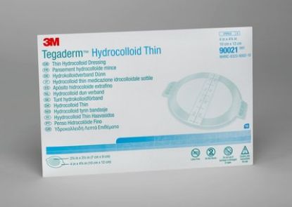 Tegaderm Hydrocolloid Dressing Thin Oval 10cm  x 12cm x 10