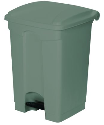 Bin Pedal 45 Ltr Grey Plastic