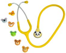 Stethoscope Sister Sunshine Yellow Tubing 7 Different Animal Heads