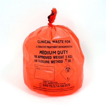 Bin Liner Orange 15X28x39 100 Heavy Duty (4X25) On A Roll