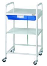 Trolley Vista 10 Economy (Sunflower) 1 Blue Tray And 1 Shelf