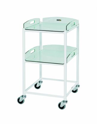 Trolley Dressing (Sunflower) Small (86cm x 46cm x 52cm) 2 Safety Glass Trays