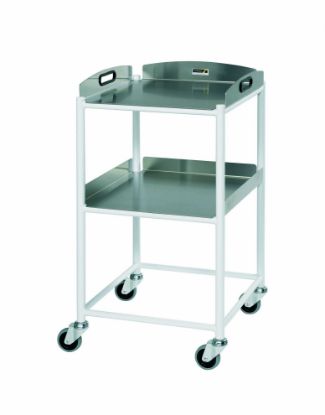 Trolley Dressing (Sunflower) Small (86cm x 46cm x 52cm) 2 Stainless Steel Trays