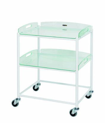 Trolley Dressing (Sunflower) Medium (86cm x 66cm x 52cm) 2 Safety Glass Trays