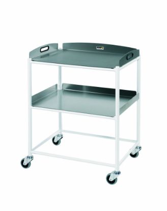 Trolley Dressing (Sunflower) Medium (86cm x 66cm x 52cm) 2 Stainless Steel Trays