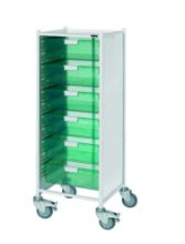 Trolley Vista 120 (Sunflower) 6 Double Clear Trays