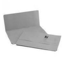 Document Wallet (Q-Connect) Foolscap 285gsm Grey x 50