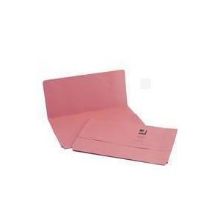 Document Wallet (Q-Connect) Foolscap 285gsm Pink x 50