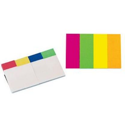 Quick Tabs 4 Transparent Colours (40 Tabs Per Colour) 20 x 50mm (Q-Connect) x 160