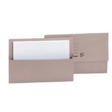 Document Wallet (Q-Connect) Foolscap 285gsm Buff x 50