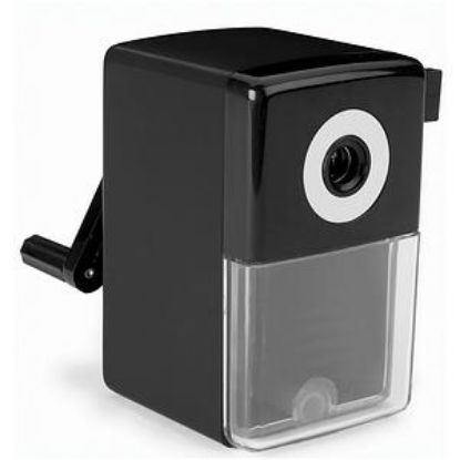 Pencil Sharpener (Q-Connect) Desktop Black x 1