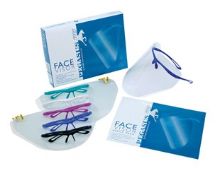 Face Visor (Pegasus) Aqua Frame + 12 Visors