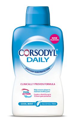 Mouthwash Corsodyl Fresh Mint Alcohol Free 500ml (GSL)