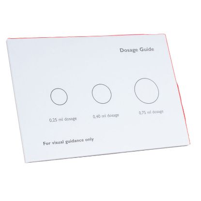 Dosage Guide (Unodent) 20 Sheets Per Pad x 1