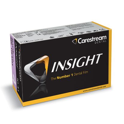 X-Ray Film (C/Stream) Insight Df-50 Occlusal 5.7 x 7.6mm Single x 25