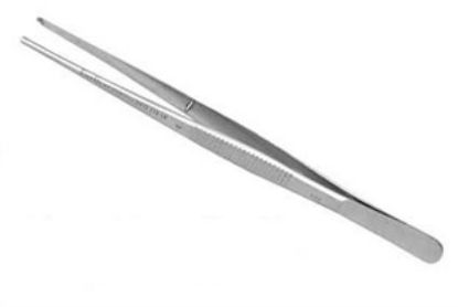 Forceps Tissue (Unodent) Treves/Semkin X-Fine 5" Reusable x 1