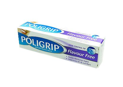 Denture Fixative Cream (Polygrip) Ultra Zinc Free x 12