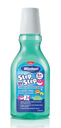 Mouthwash Step-By-Step (Wisdom) Mild Mint 8 x 300ml