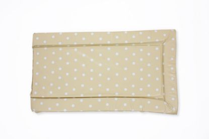 Baby Changing Mat Beige Polka Dot