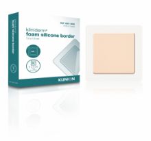 Kliniderm Dressing Foam Silicone (Border) 7.5cm x 7.5cm x 5