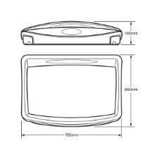 Baby Changing Unit Counter Top Oatmeal