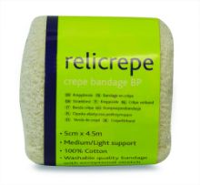 Crepe Bandage (Relicrepe) Bp 5cm x 4.5M x 10