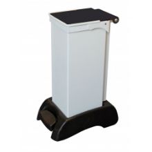 Sack Holder 23Ltr Plastic Base Metal Body/Lid Black Lid