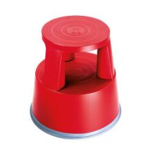 Kick Step Stool (2Work) Plastic Red