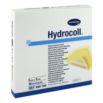 Hydrocoll Dressing Bevelled Edge 5cm x 5cm x 10