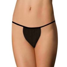 Pants Disposable G-String Black x 50