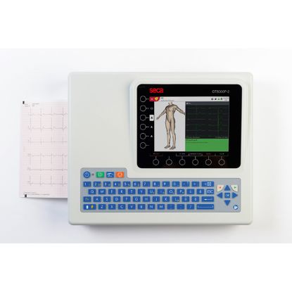 Ecg Machine Seca Ct8000p-2 Interpretive 8" Screen 12 Lead