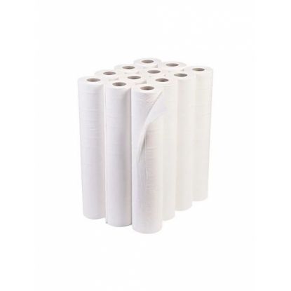 Couch / Bed Roll 2 Ply White x 12 Pure Paper