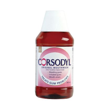 Mouthwash Corsodyl Original 300ml (GSL) x 6