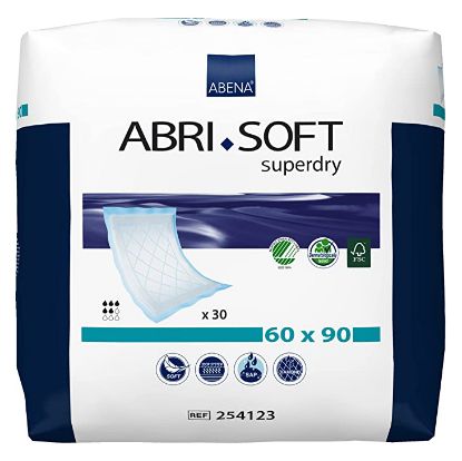 Incontinence Pad Abri-Soft Superdry 60 x 90 Pk 30