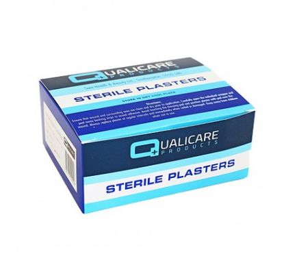 Plaster Blue (Qualicare) 7.2cm x 1.9cm x 100