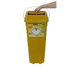 Sharps Bin 35Ltr Eco Yellow Theatre Plus x 1