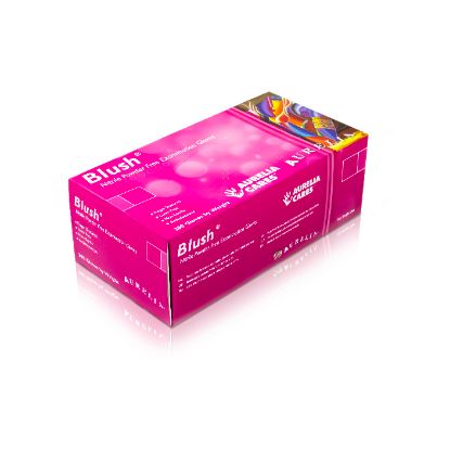 Glove Nitrile (Blush) Pink Powder Free Large x 200