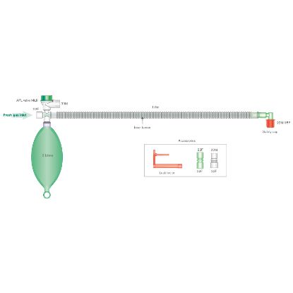 Breathing System Mapleson D X1 The Bain System 1.6M