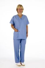 Scrub Suit Top Medium Disposable x 1 (Single)