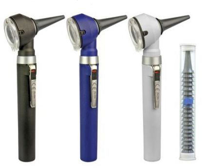 Kawe Piccolight Fibre Optic Otoscope  + 20 Disposable Tips