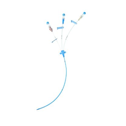 Catheter Triple Lumen CVC Set With Stopcocks 16cm x 5